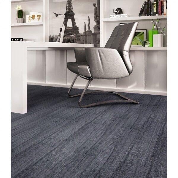 Piso Vinílico em Régua Office Scandian 3,25m² - Onix